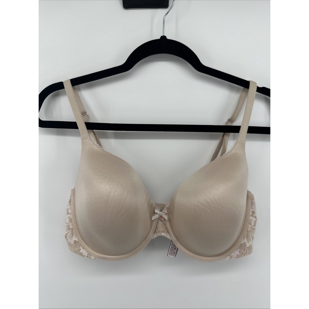 Victoria's Secret Bra Womens 38D Beige Lined Perfect Coverage